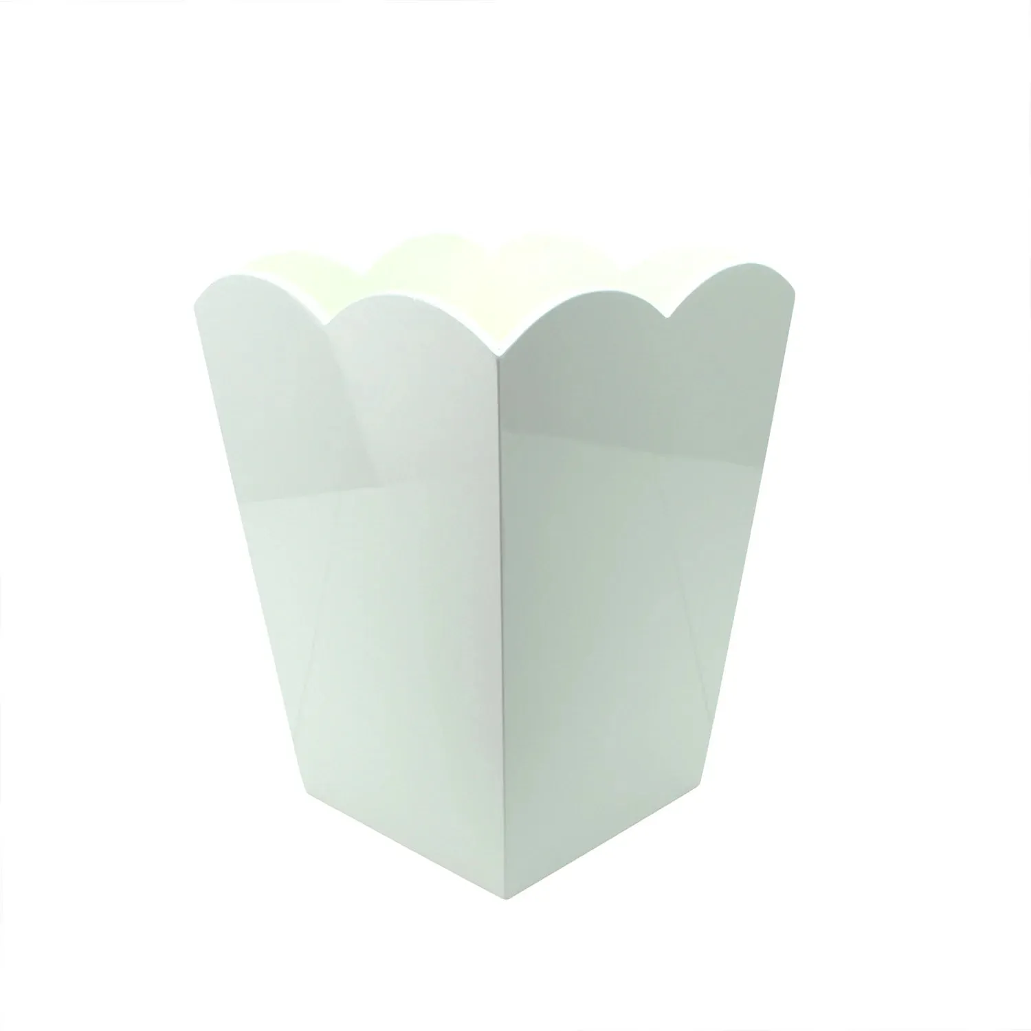 Scallop Bin White