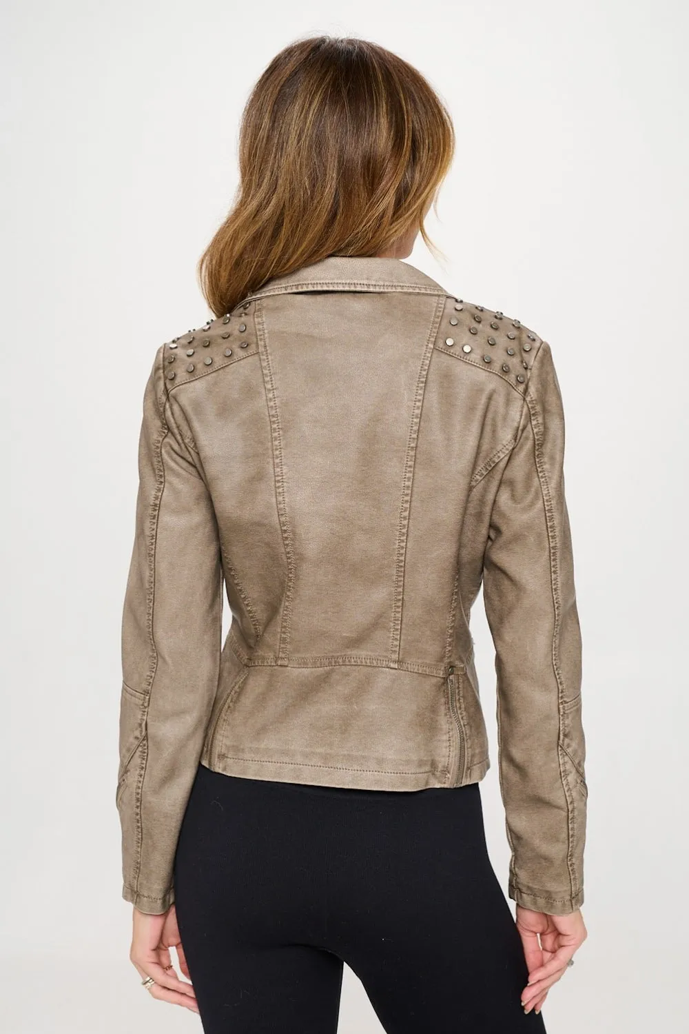 Studded Moto Jacket