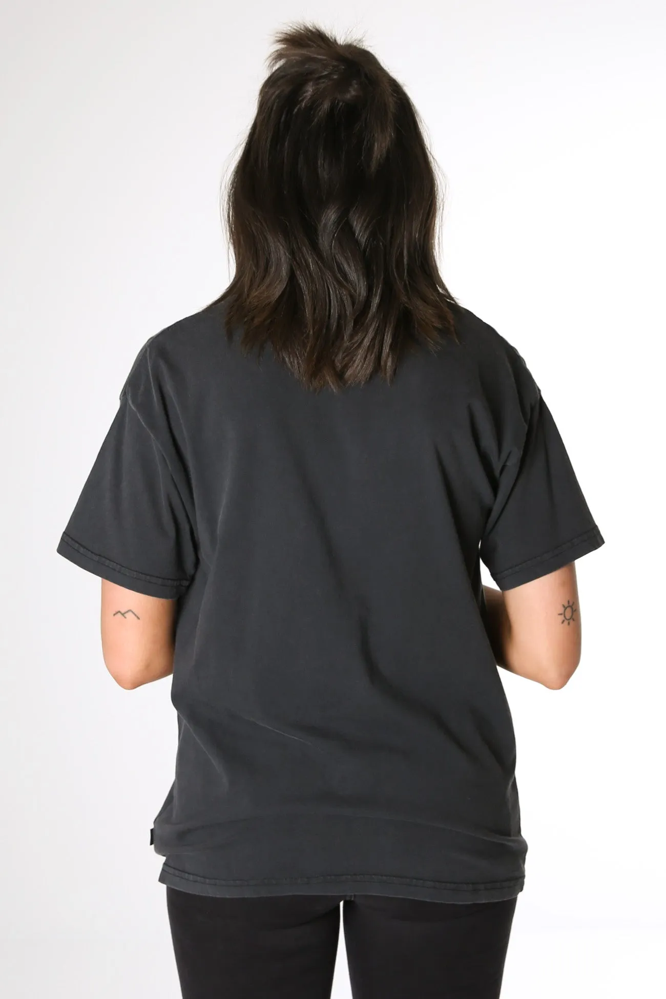 VLightning Tie Tee Washed Black